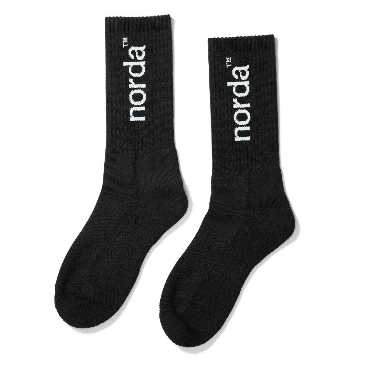 Norda Unisex Retro Sock Black