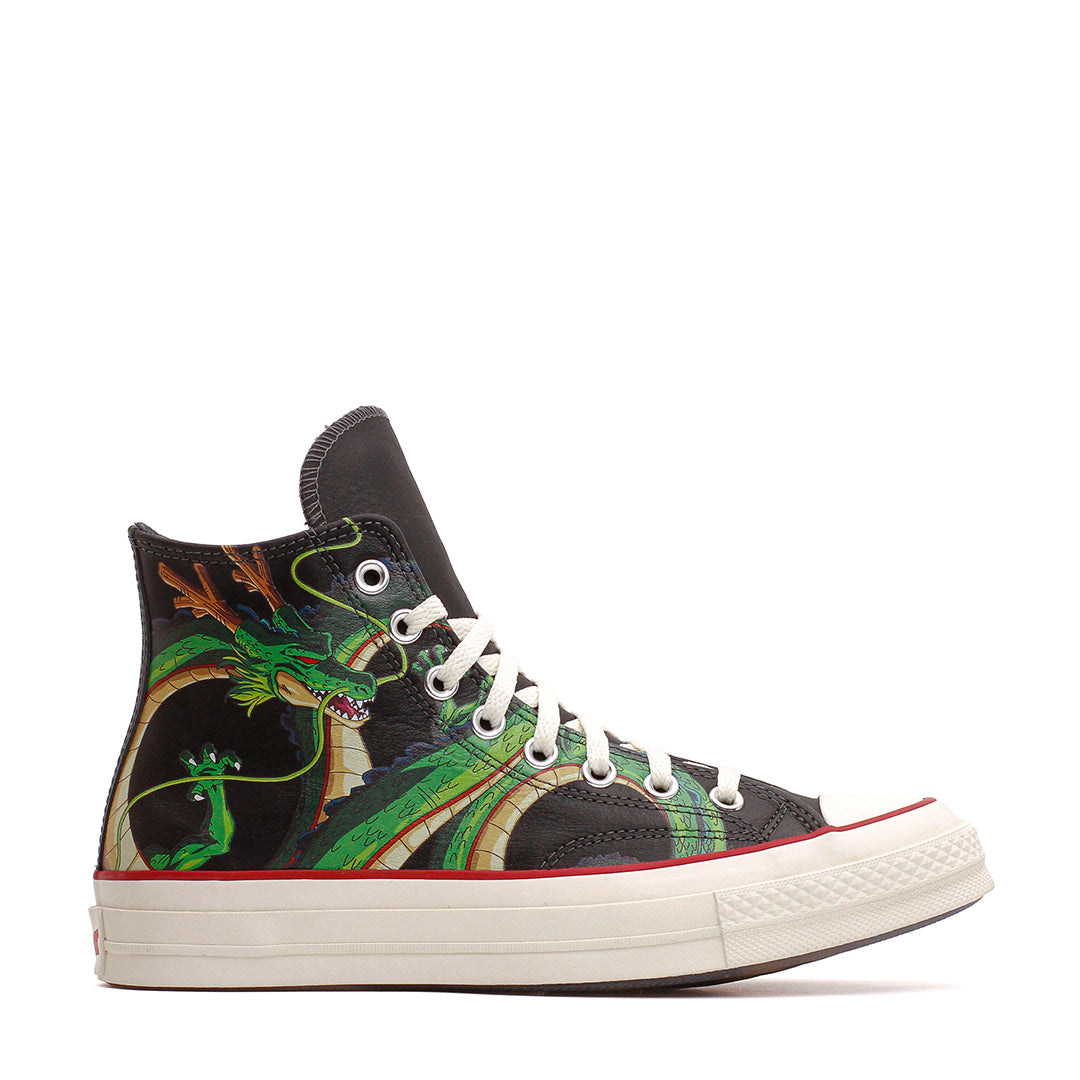 Converse x Dragon Ball Z Chuck 70 Black Cyber Yellow Flame Orange