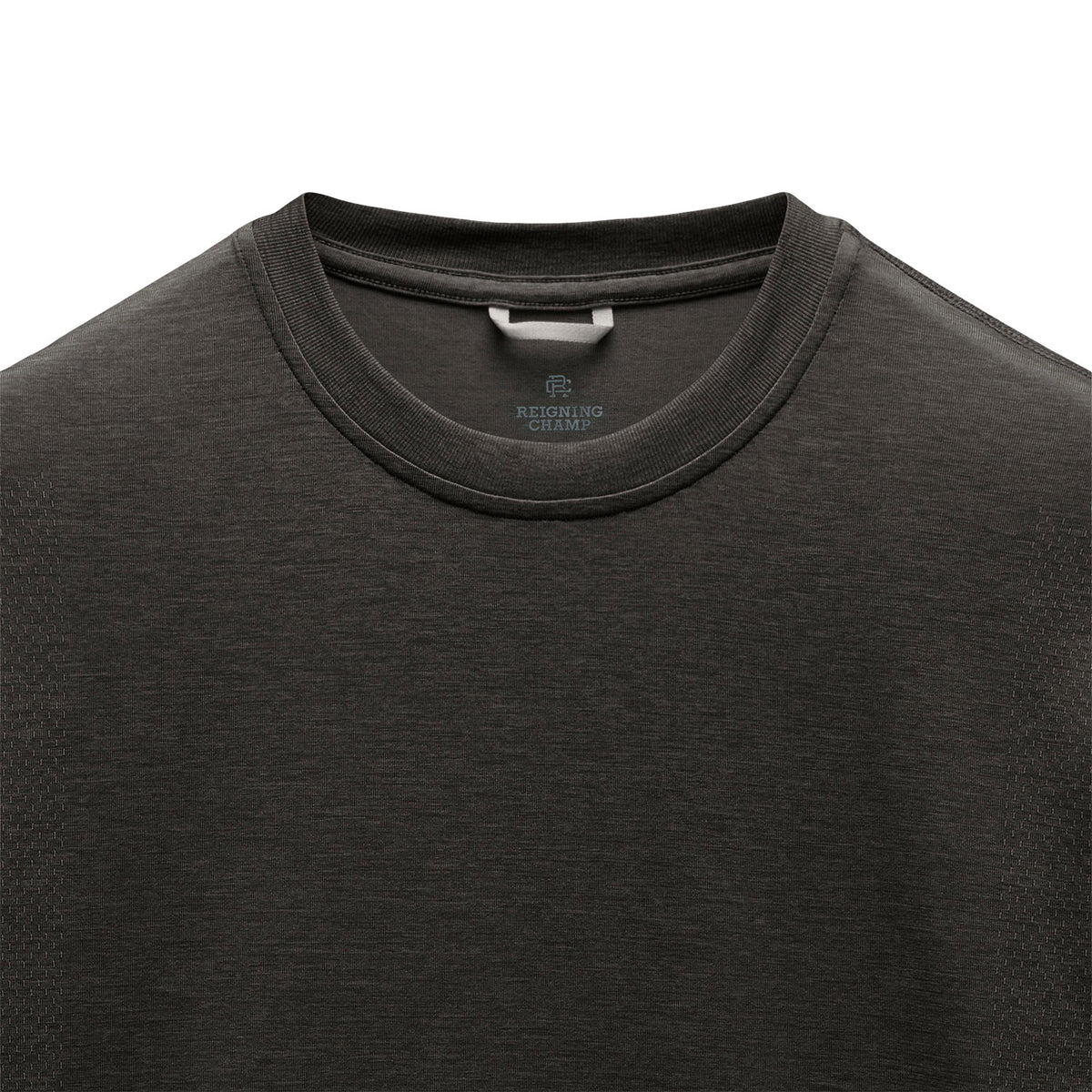 Reigning Champ Engineered Mesh Zone T-Shirt Heather Graphite