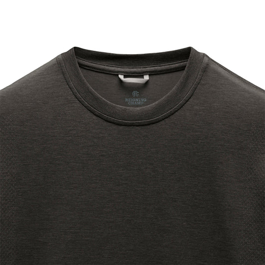 Reigning Champ Engineered Mesh Zone T-Shirt Heather Graphite