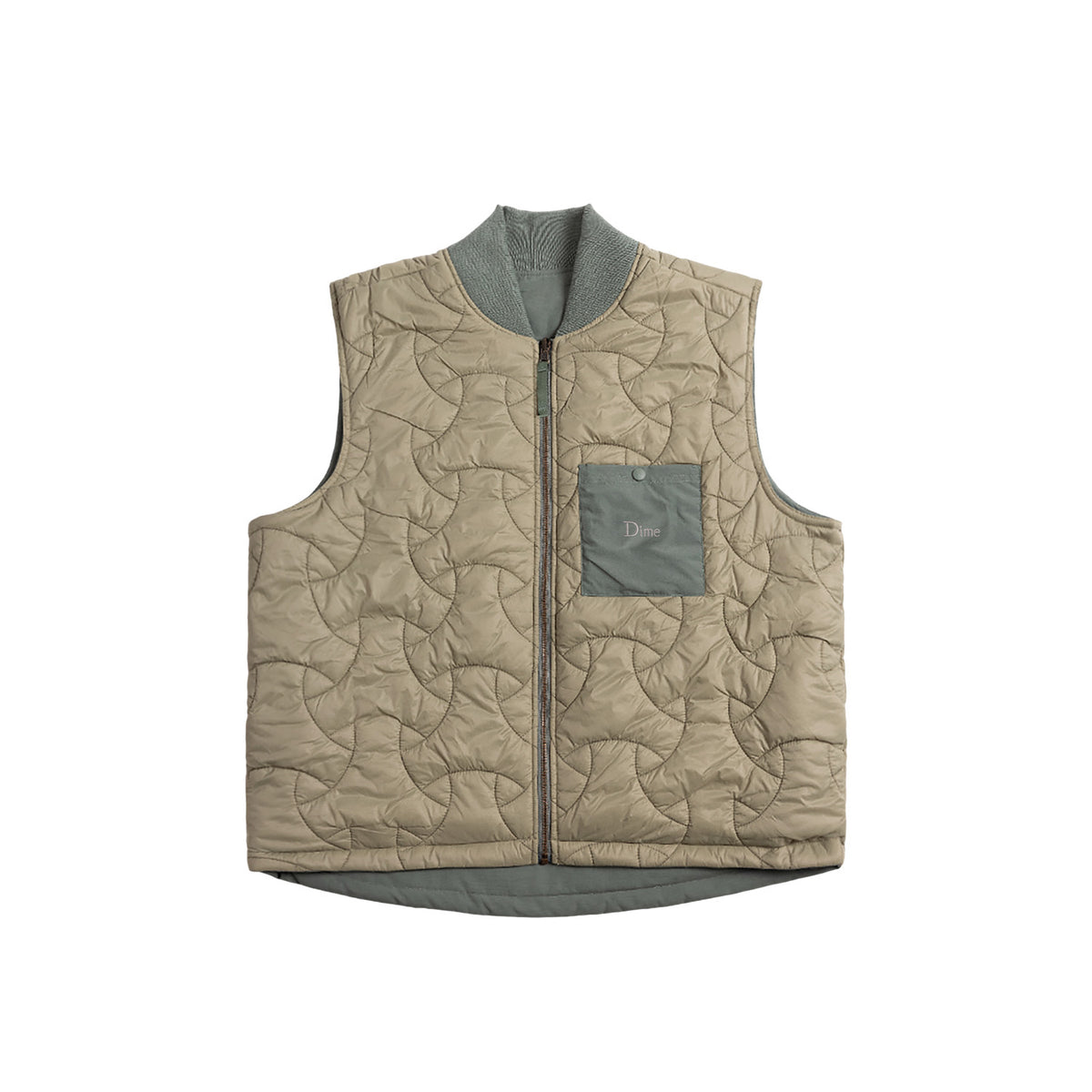 Dime Reversible Vest Sage