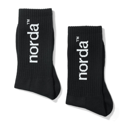 Norda Unisex Retro Sock Black