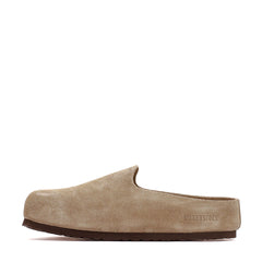 Birkenstock Amsterdam Wrapped Suede Taupe
