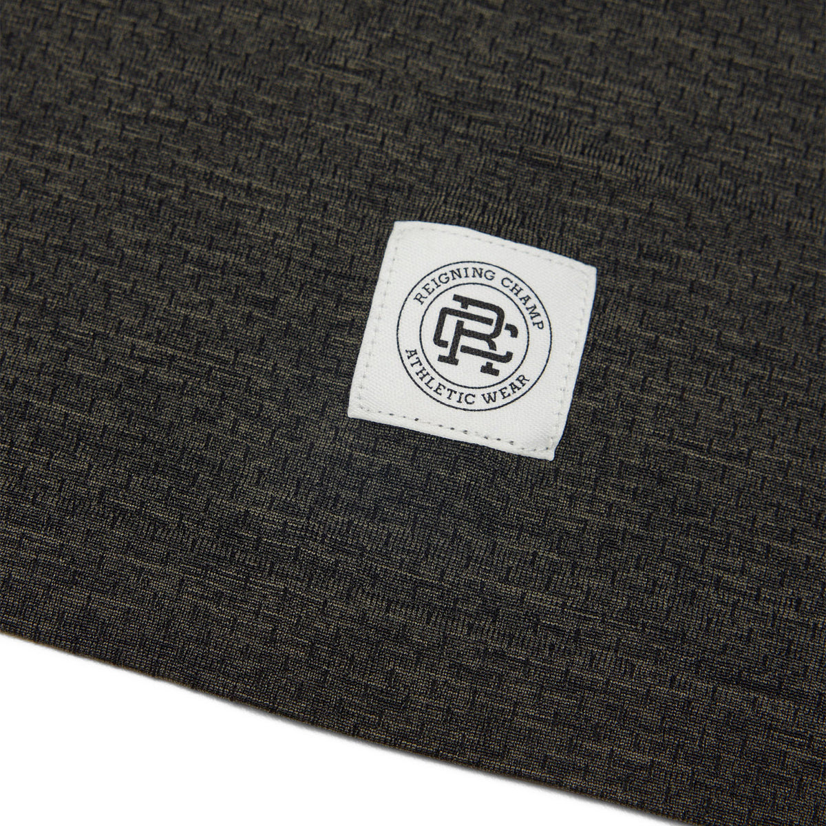 Reigning Champ Engineered Mesh Zone T-Shirt Heather Graphite