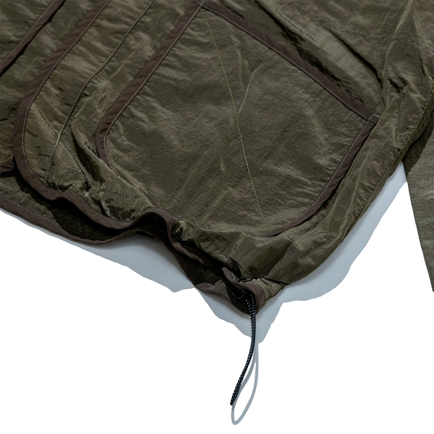 Lakh Transparent Ripstop Inner Jacket Army Green