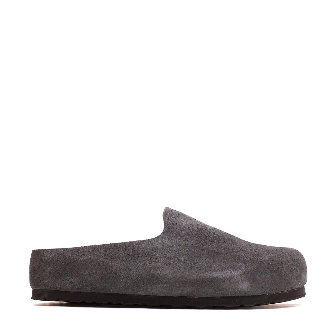 Birkenstock Amsterdam Wrapped Suede Charcoal
