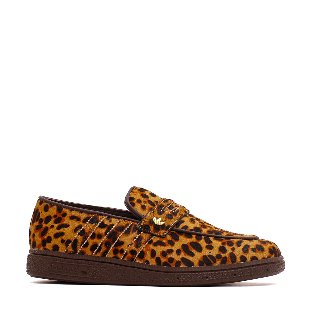 Adidas Women Handball Spezial Loafer Leopard Print Dark Brown KJ2526 Main image