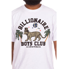 Billionaire Boys Club BB Leopard SS Knit White