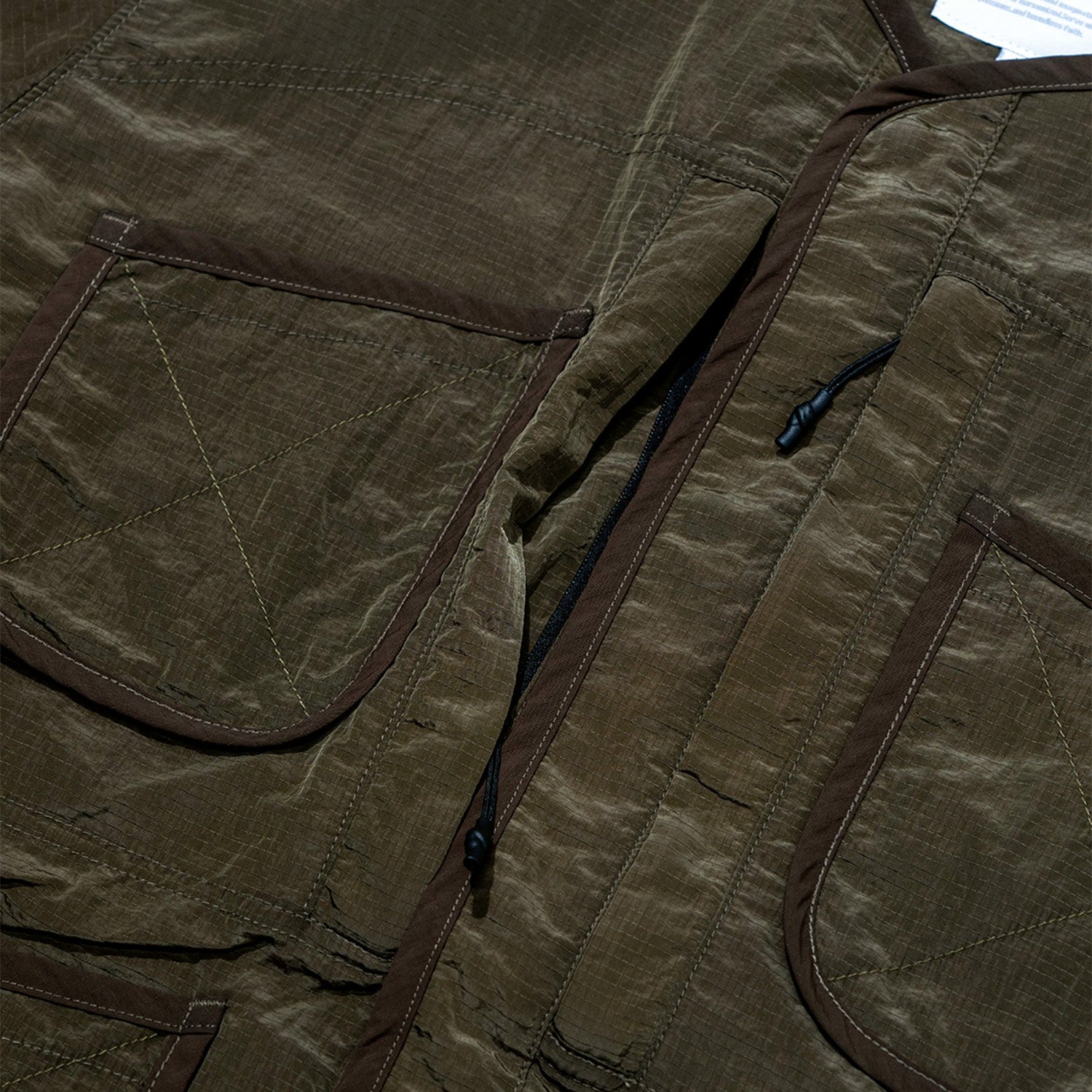 Lakh Transparent Ripstop Inner Jacket Army Green