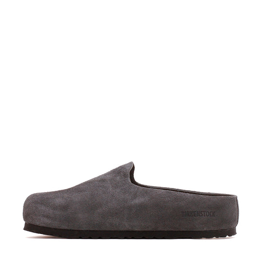 Birkenstock Amsterdam Wrapped Suede Charcoal