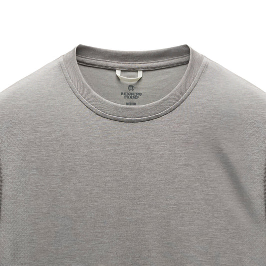 Reigning Champ Engineered Mesh Zone T-Shirt Light Grey