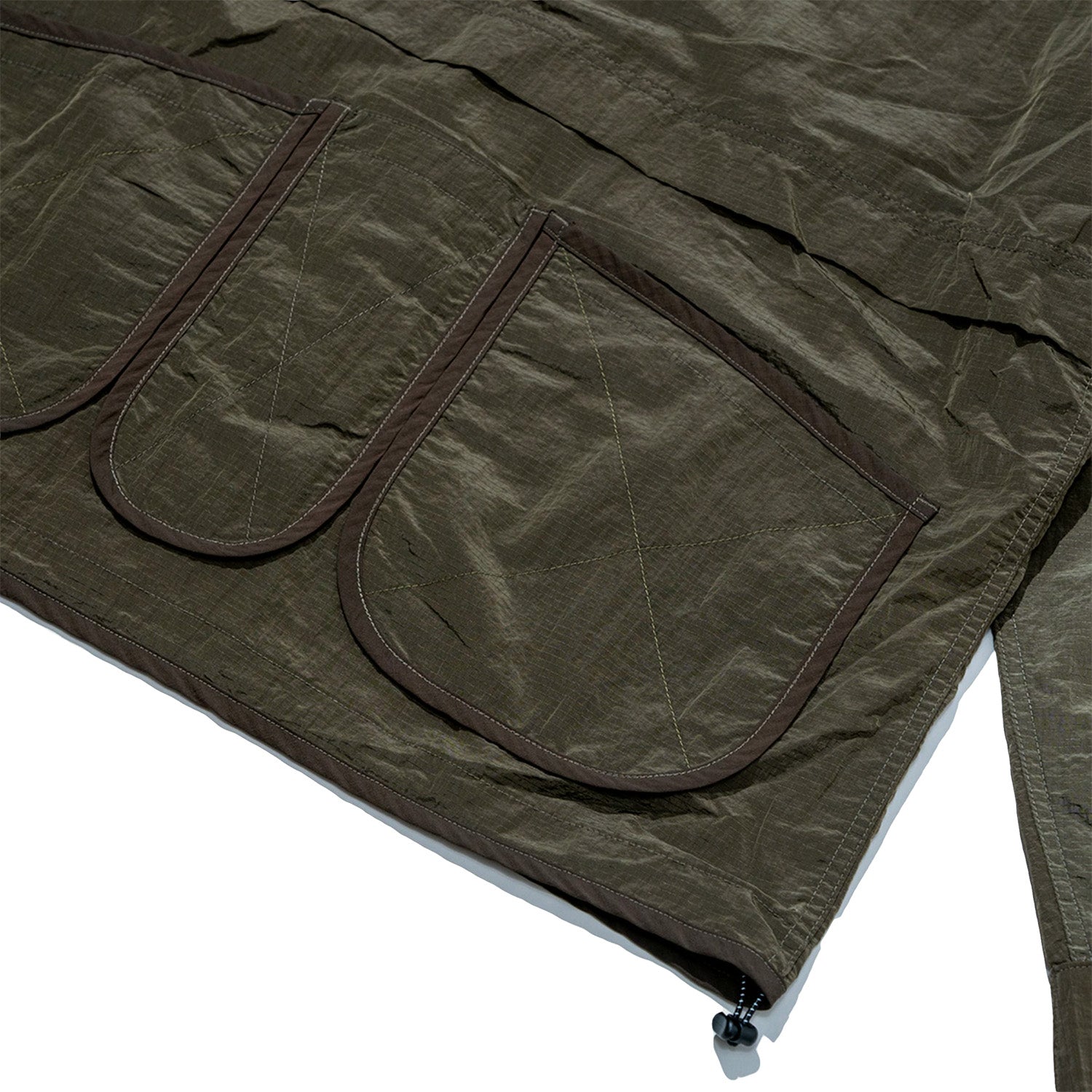 Lakh Transparent Ripstop Inner Jacket Army Green