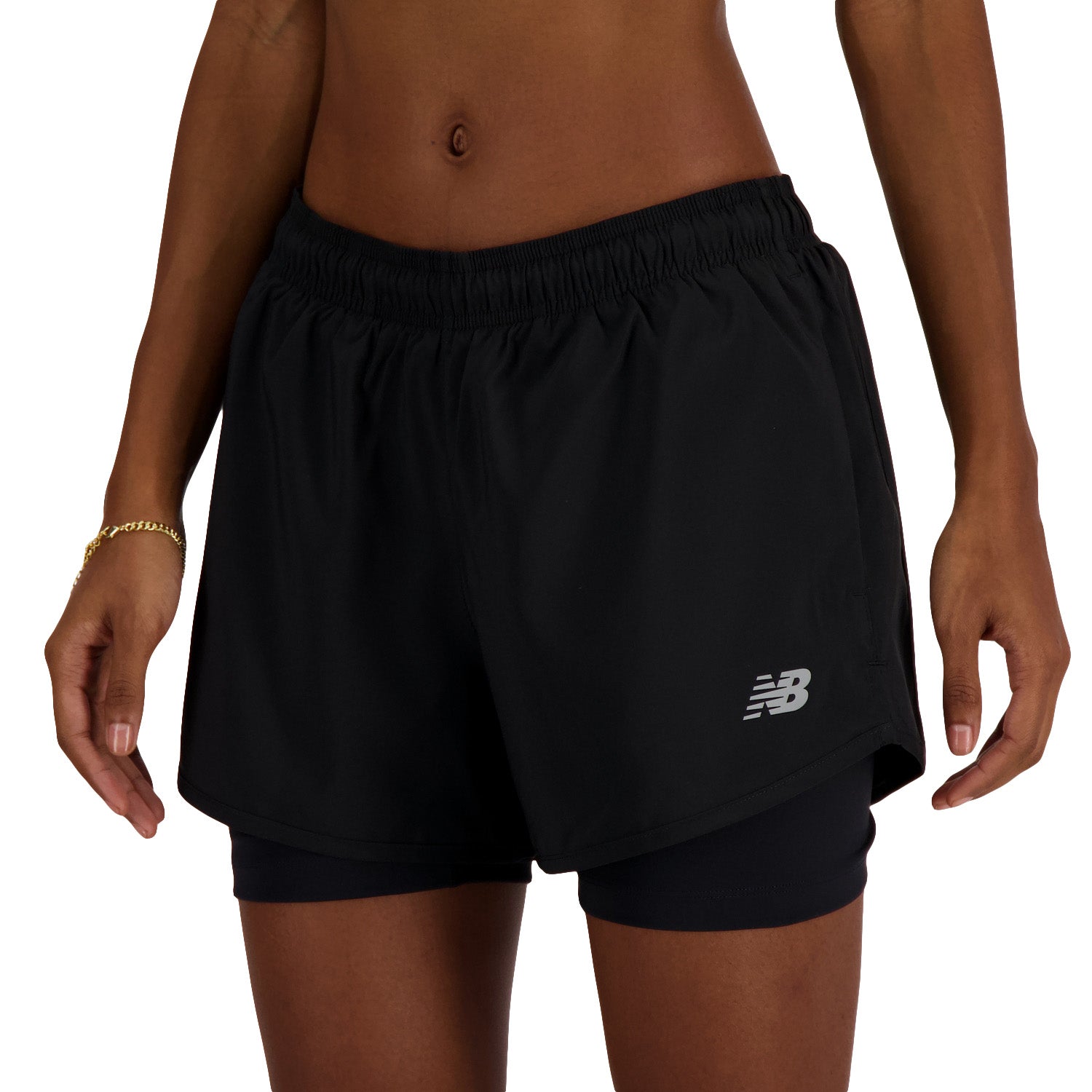 New Balance Women Sport Essential 2-in-1 Short 3" Black