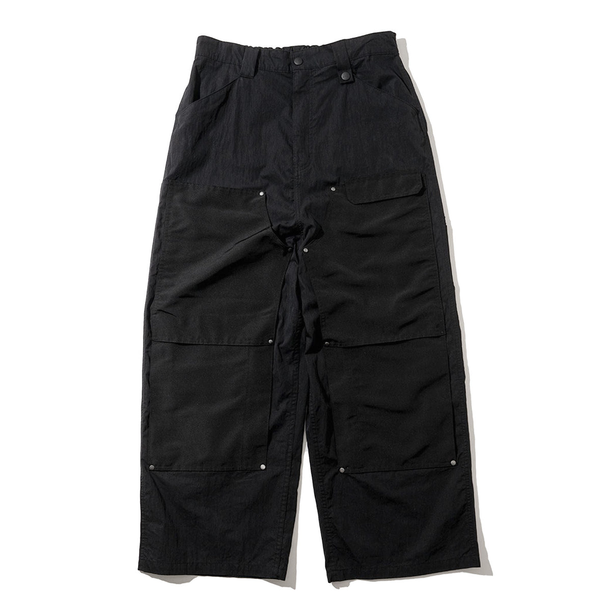 Lakh Double-Knee Functional Painter Pants Black