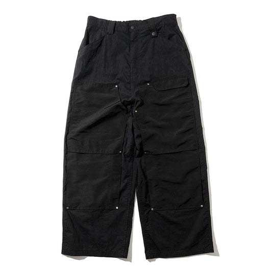 Lakh Double-Knee Functional Painter Pants Black