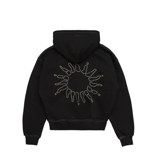 4YE Signature Zip Hoodie - Black/Gold