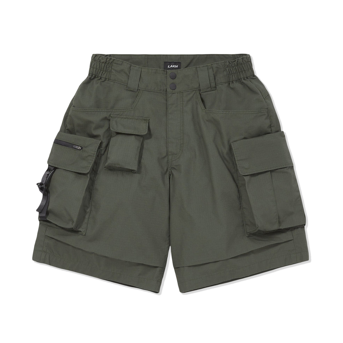 Lakh Ten Pockets Cargo Shorts PR Olive Main image