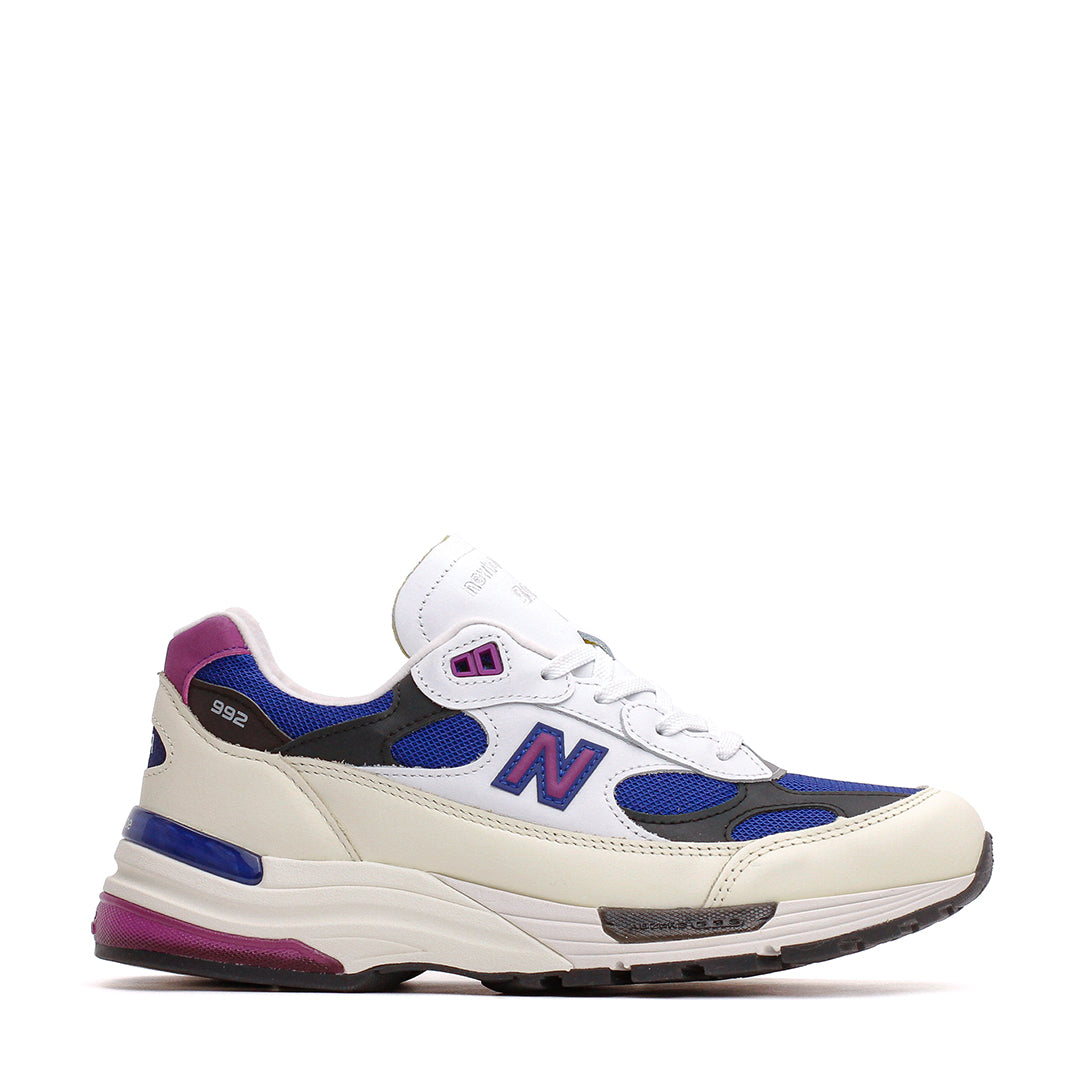 New Balance Men Made in USA 992 White Royal Purple Fuschsia U99278L Main image