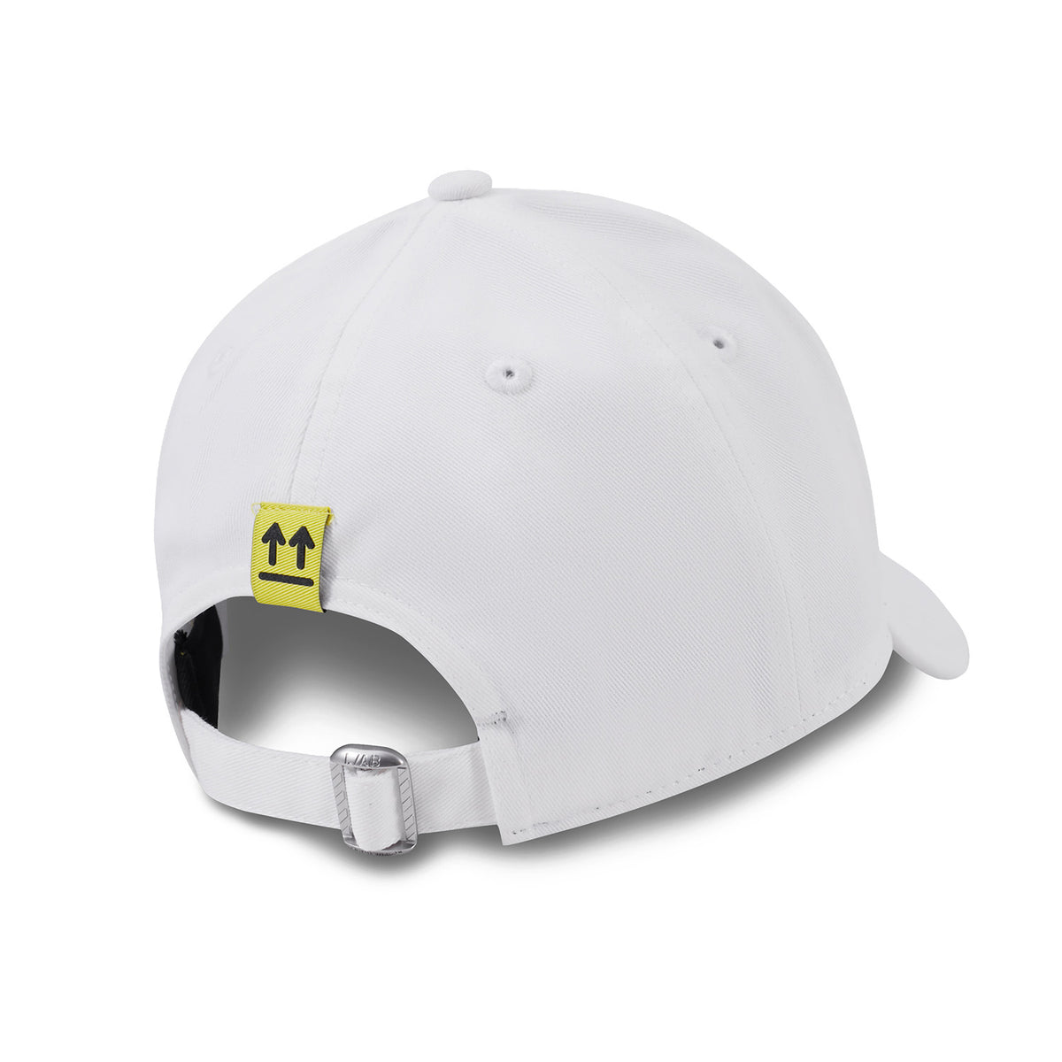 L/AB c/o Off-White Horizontal Embroidered Curved Brim Twill Cap White