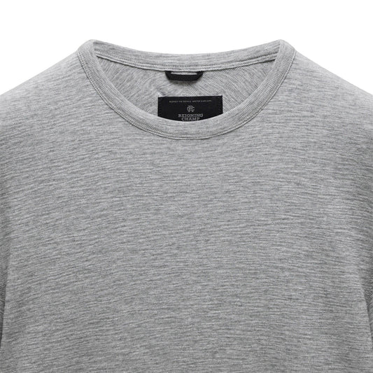Reigning Champ 1x1 Slub Slim T-Shirt Heather Grey