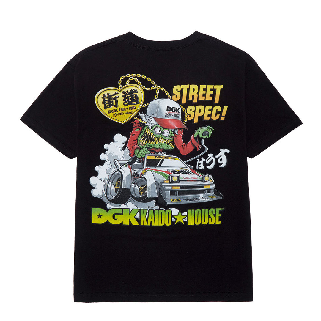 DGK x Kaido House Wide Open Tee Black Main image