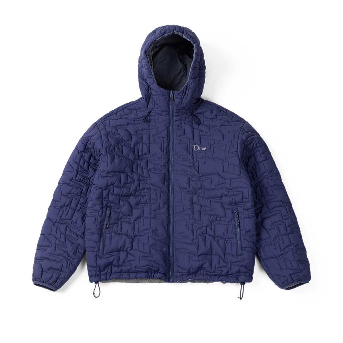 Dime Reversible Insulated Jacket Blue Iris