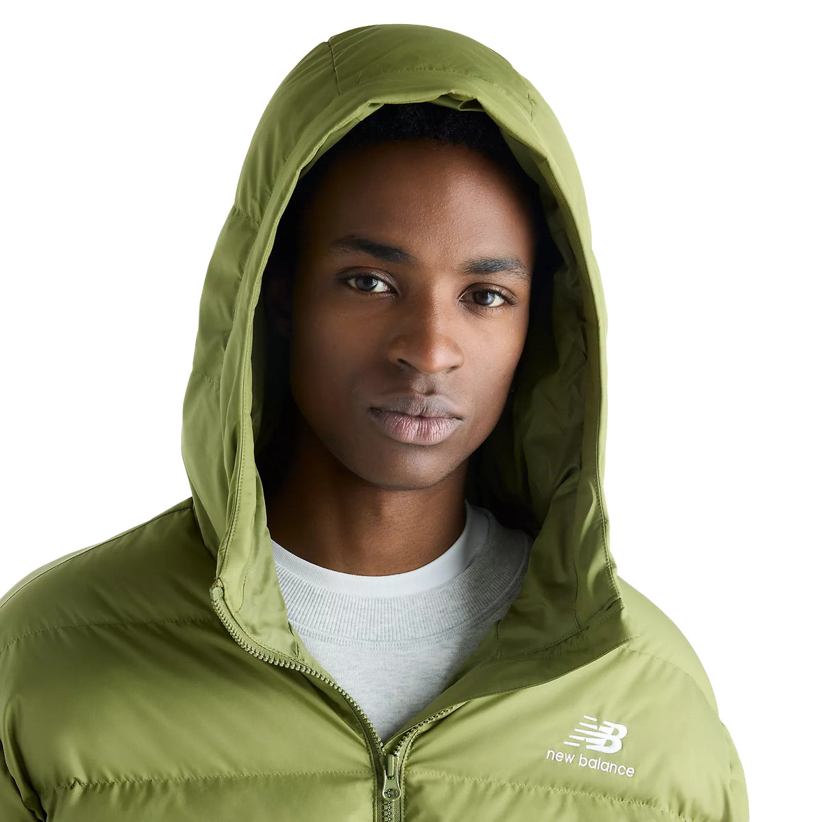 New Balance Boston Puffer Jacket Sport Green