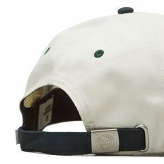 Reigning Champ Colour Block Highlander Strapback Cap Petrol Ivory