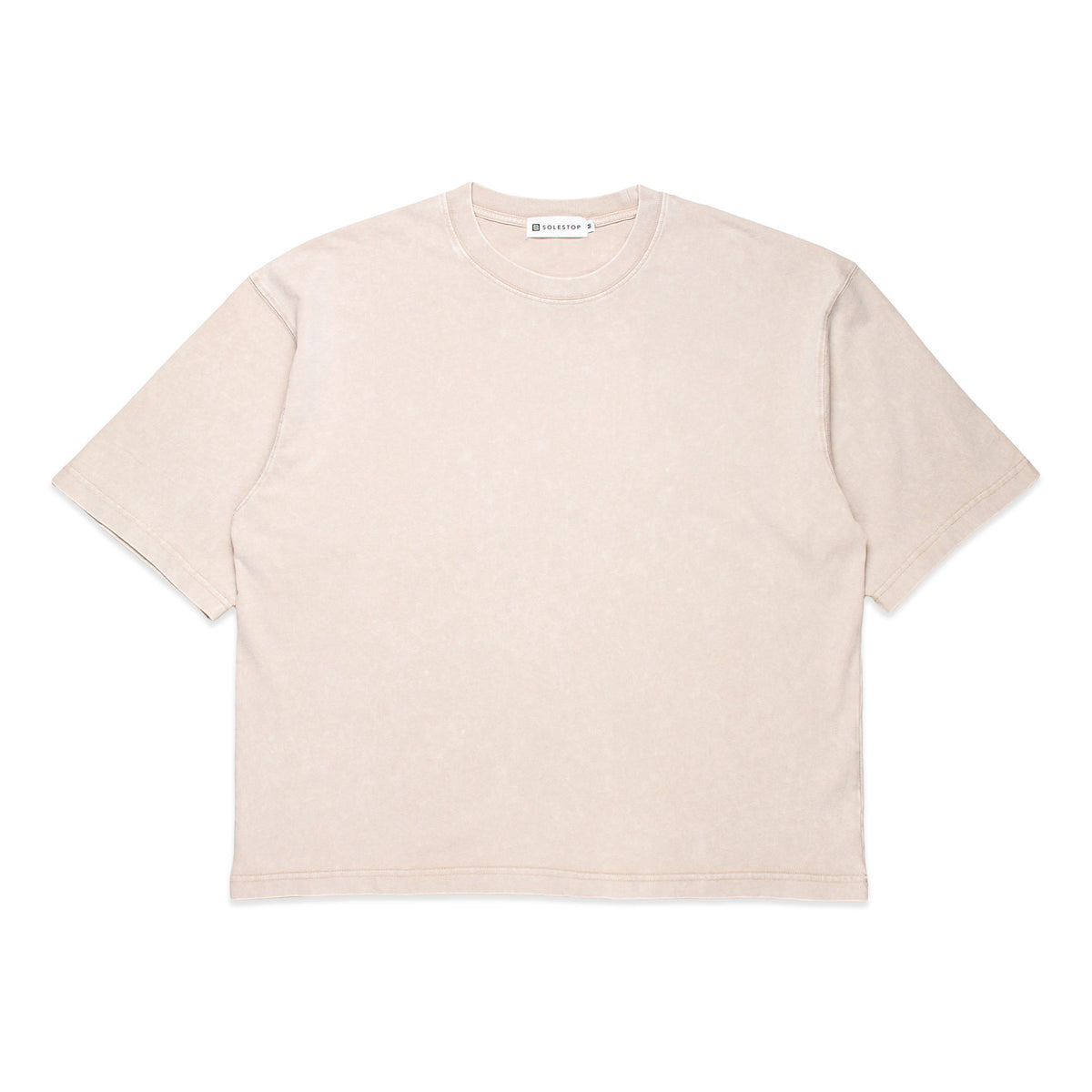 Solestop Crimson Ritual Washed Boxy Tee Light Apricot