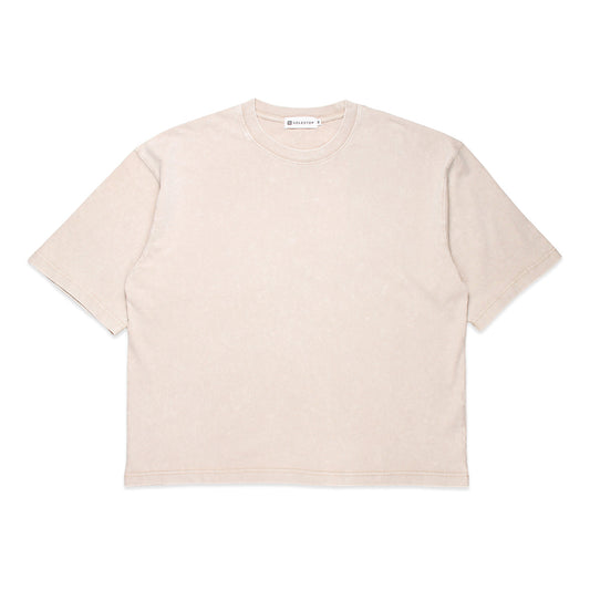 Solestop Crimson Ritual Washed Boxy Tee Light Apricot
