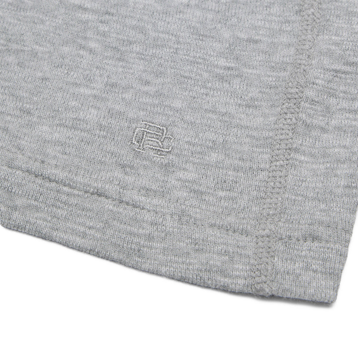 Reigning Champ 1x1 Slub Slim T-Shirt Heather Grey