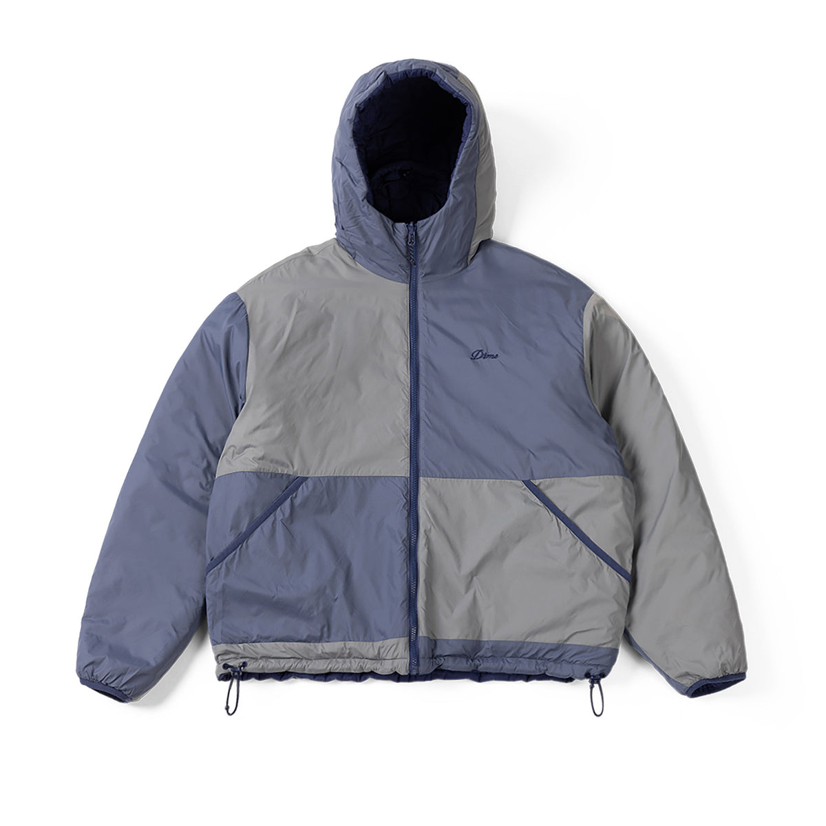 Dime Reversible Insulated Jacket Blue Iris