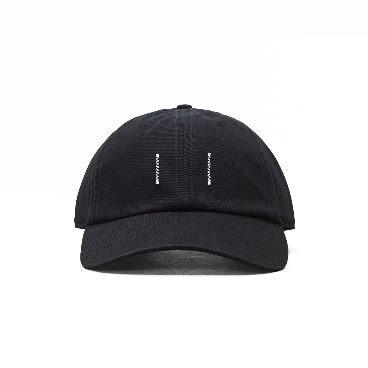 Reigning Champ Cotton Chino Low Pro Strapback Cap Washed Black