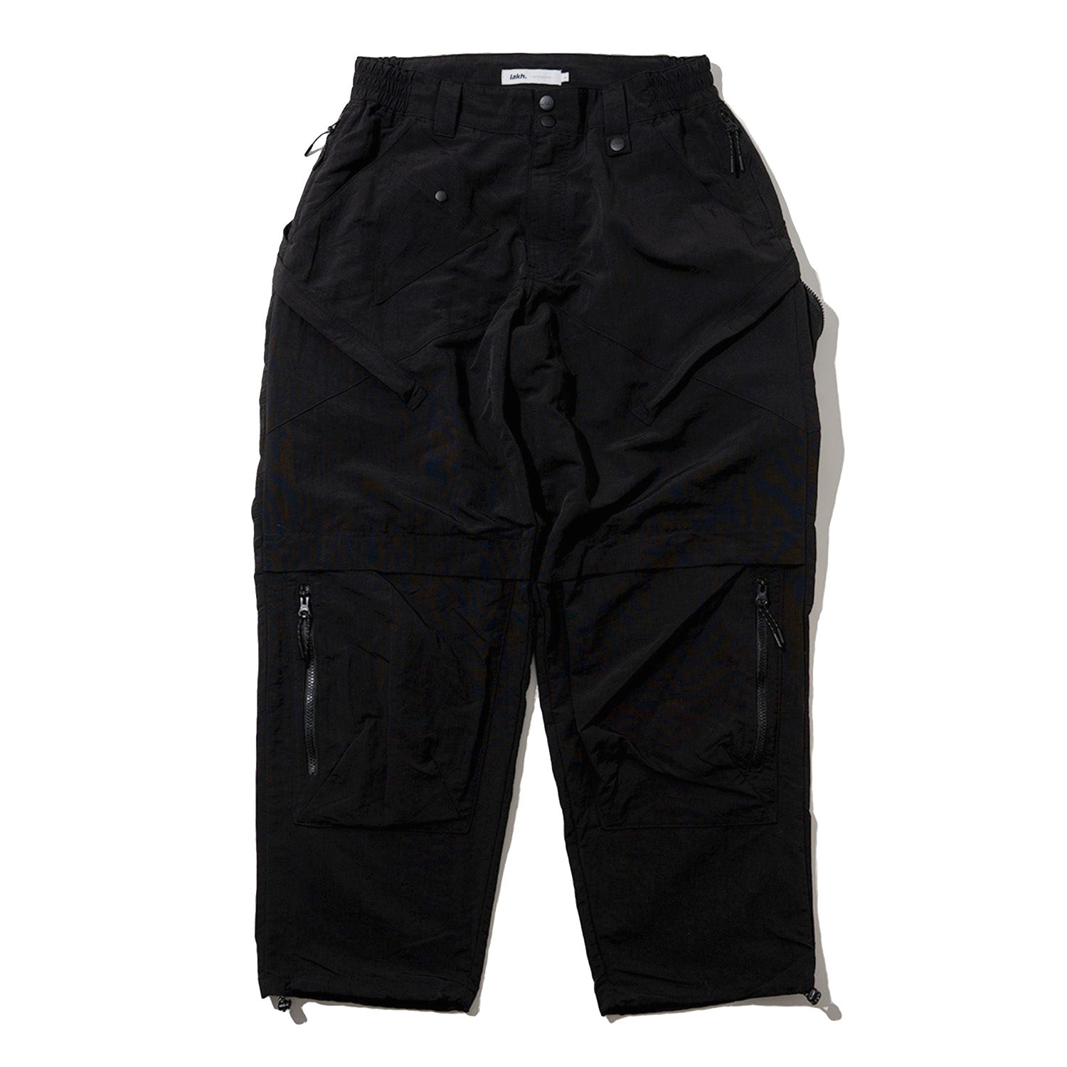Lakh Multi Pockets Detached Cargo Pants Black Main image