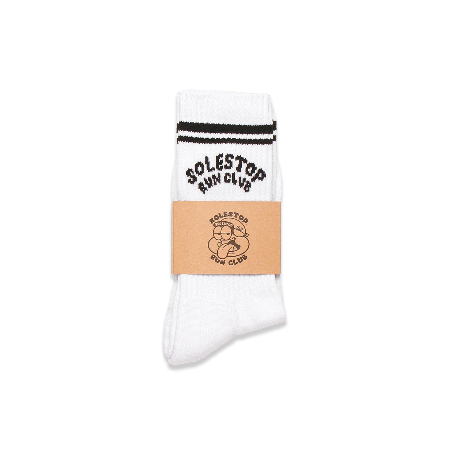 Solestop Run Club Logo Sock White Secondary image