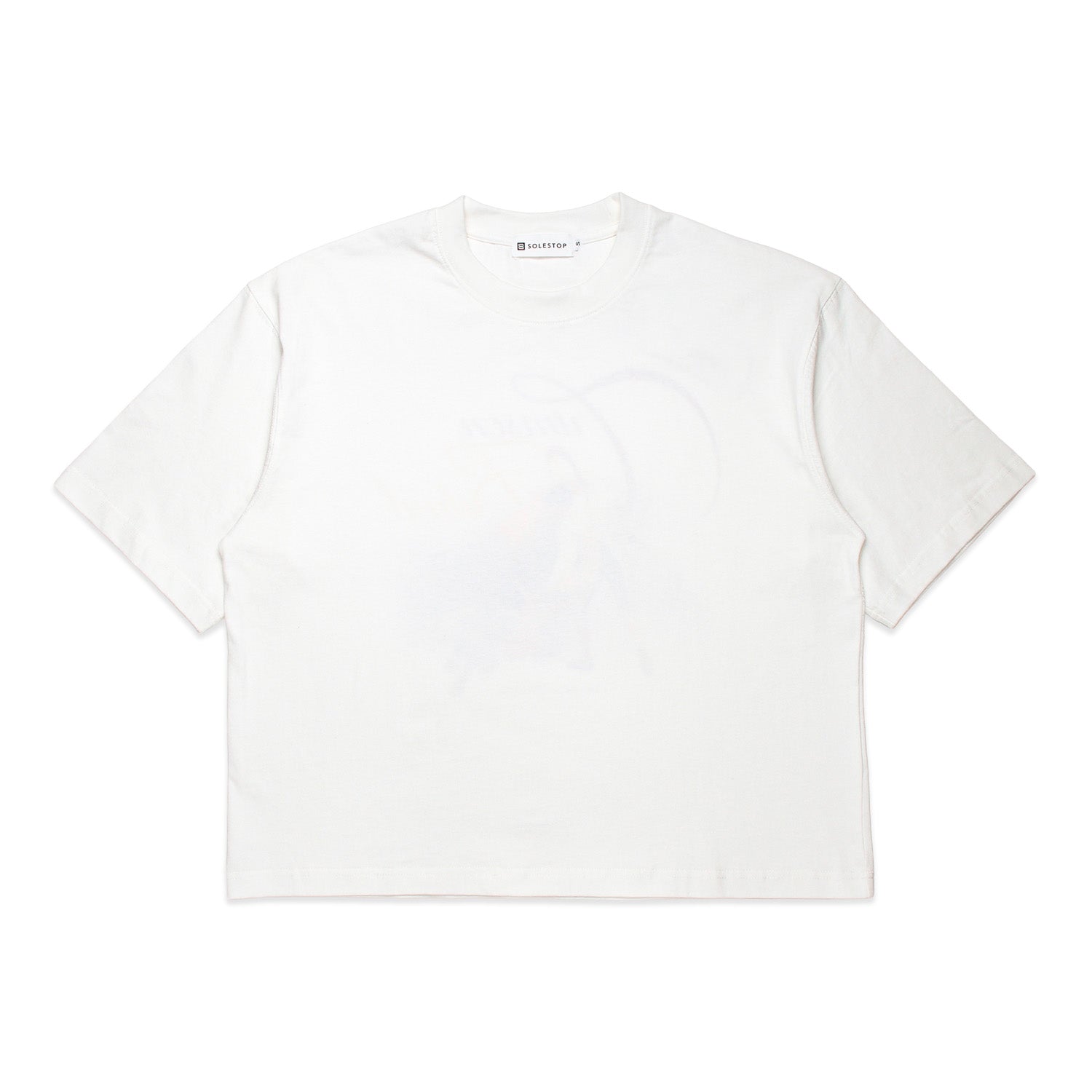 Solestop Crimson Ritual Washed Boxy Tee White
