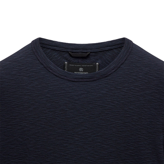 Reigning Champ 1x1 Slub Slim T-Shirt Navy