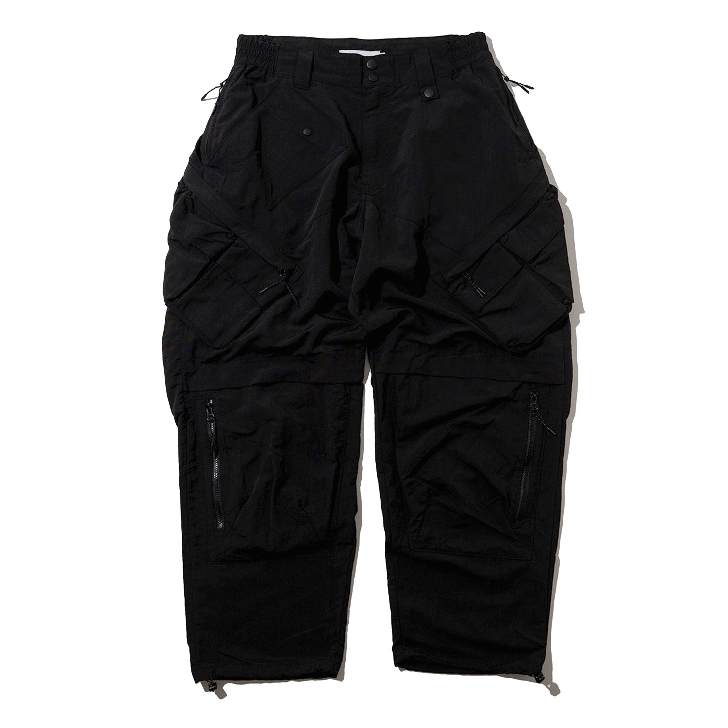 Lakh Multi Pockets Detached Cargo Pants Black Secondary image
