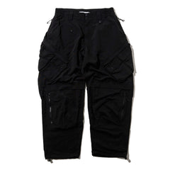 Lakh Multi Pockets Detached Cargo Pants Black
