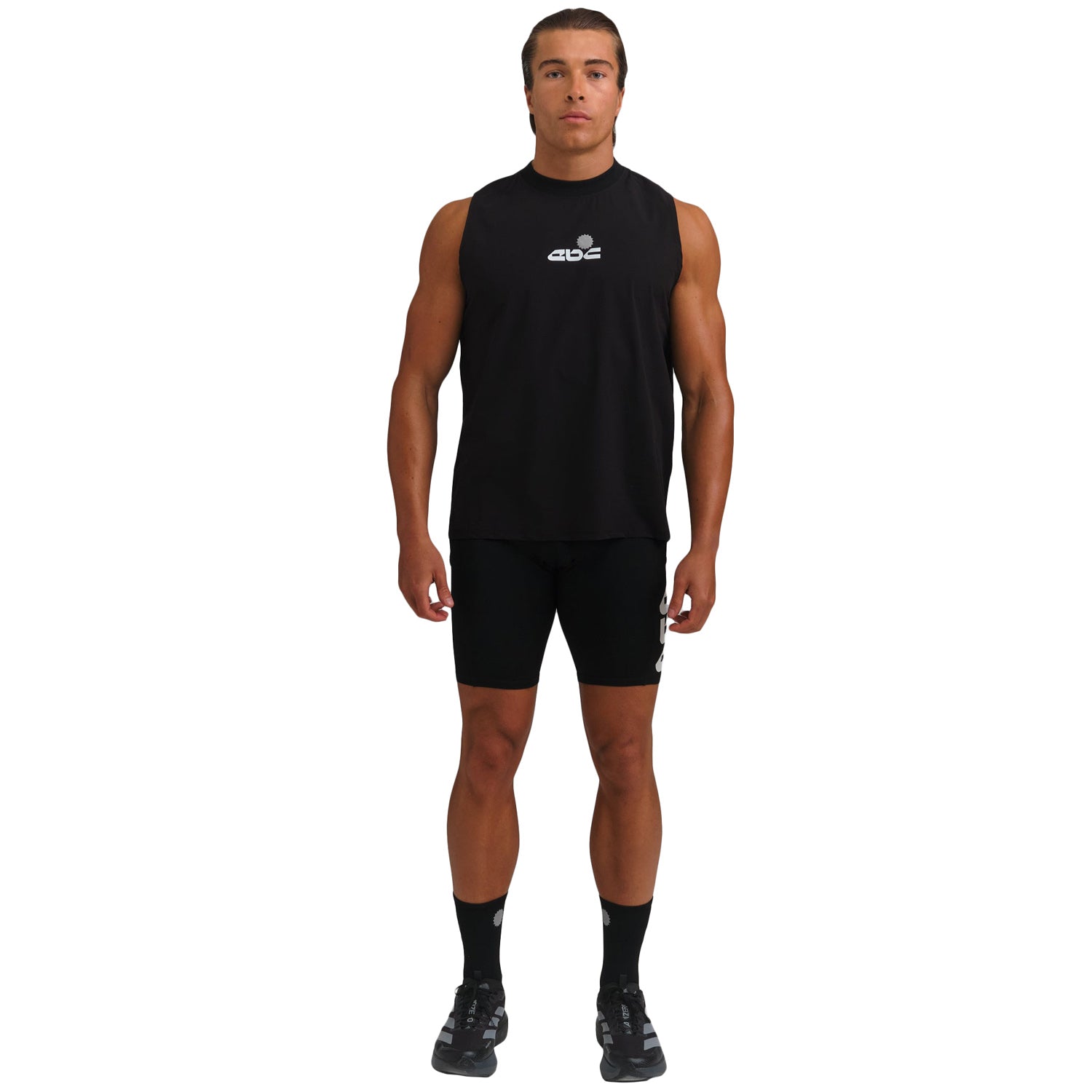 Everyday Better Club Performance Core Tank Black White Secondary image