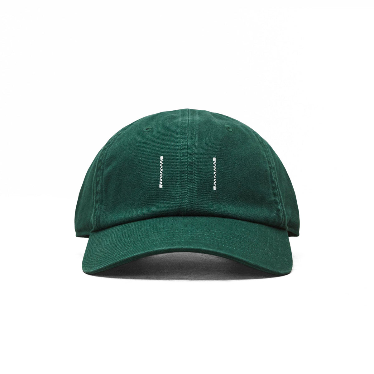 Reigning Champ Cotton Chino Low Pro Strapback Cap Washed British Racing Green
