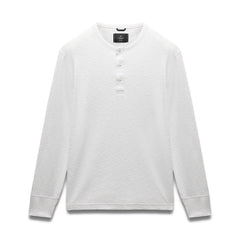 Reigning Champ 1x1 Slub Slim Henley White