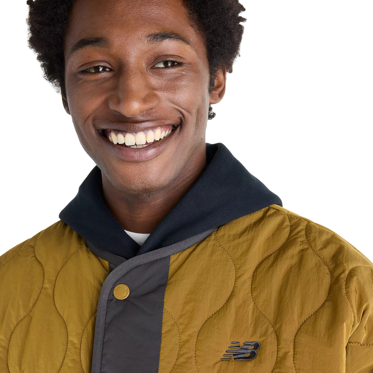 New Balance Quilted Bomber Bark