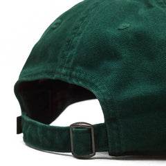 Reigning Champ Cotton Chino Low Pro Strapback Cap Washed British Racing Green