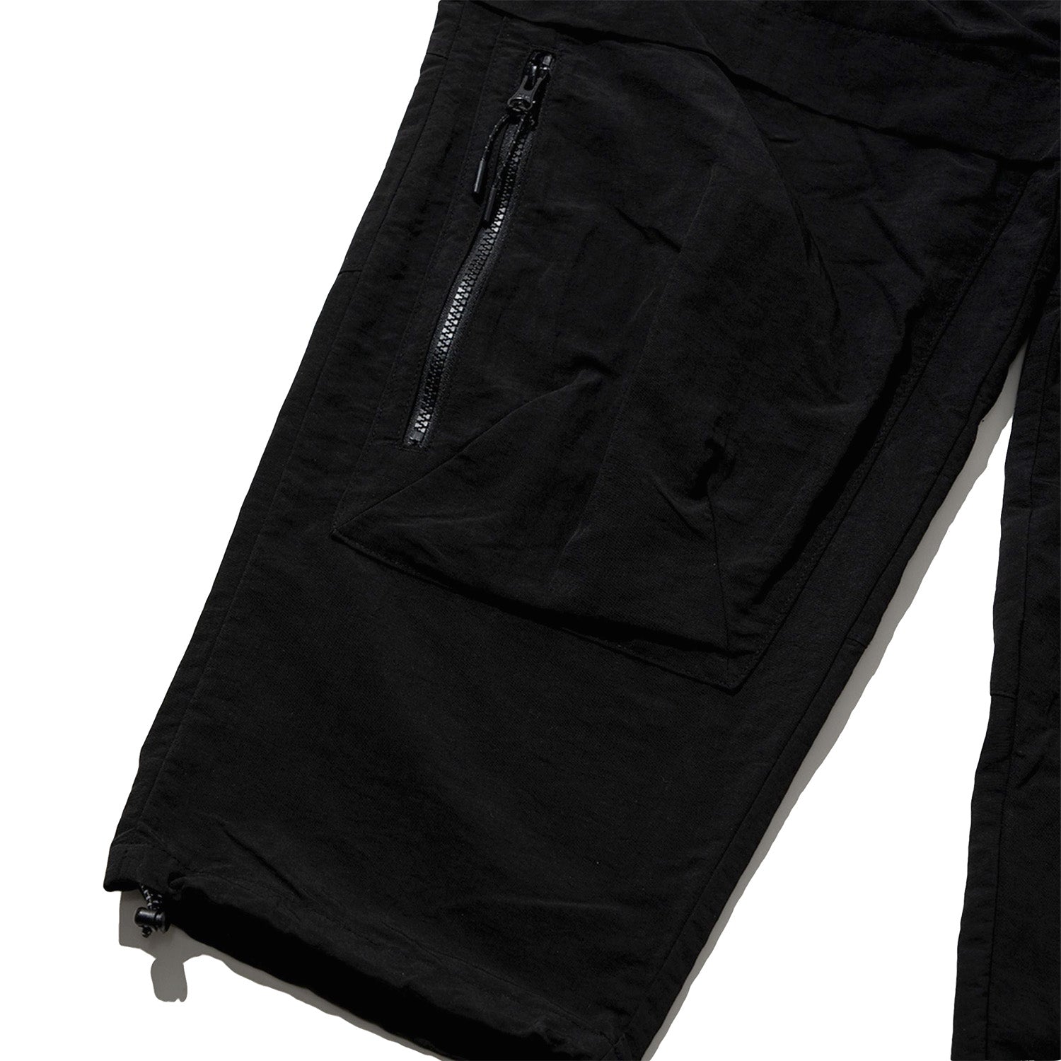 Lakh Multi Pockets Detached Cargo Pants Black