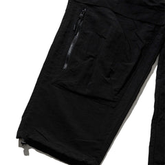Lakh Multi Pockets Detached Cargo Pants Black