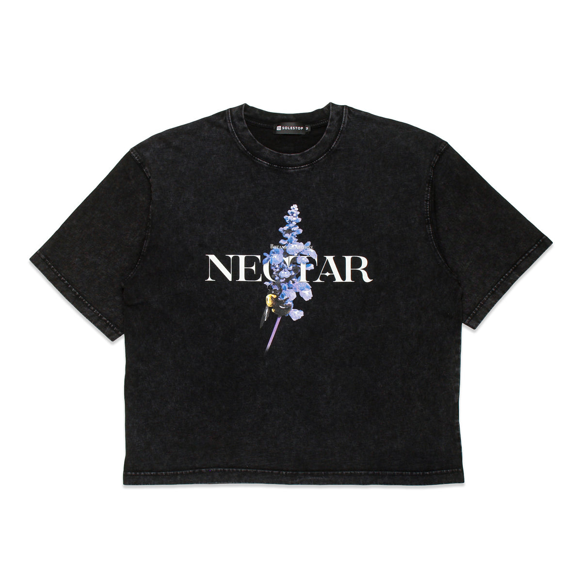 Solestop Nectar Washed Boxy Tee Black
