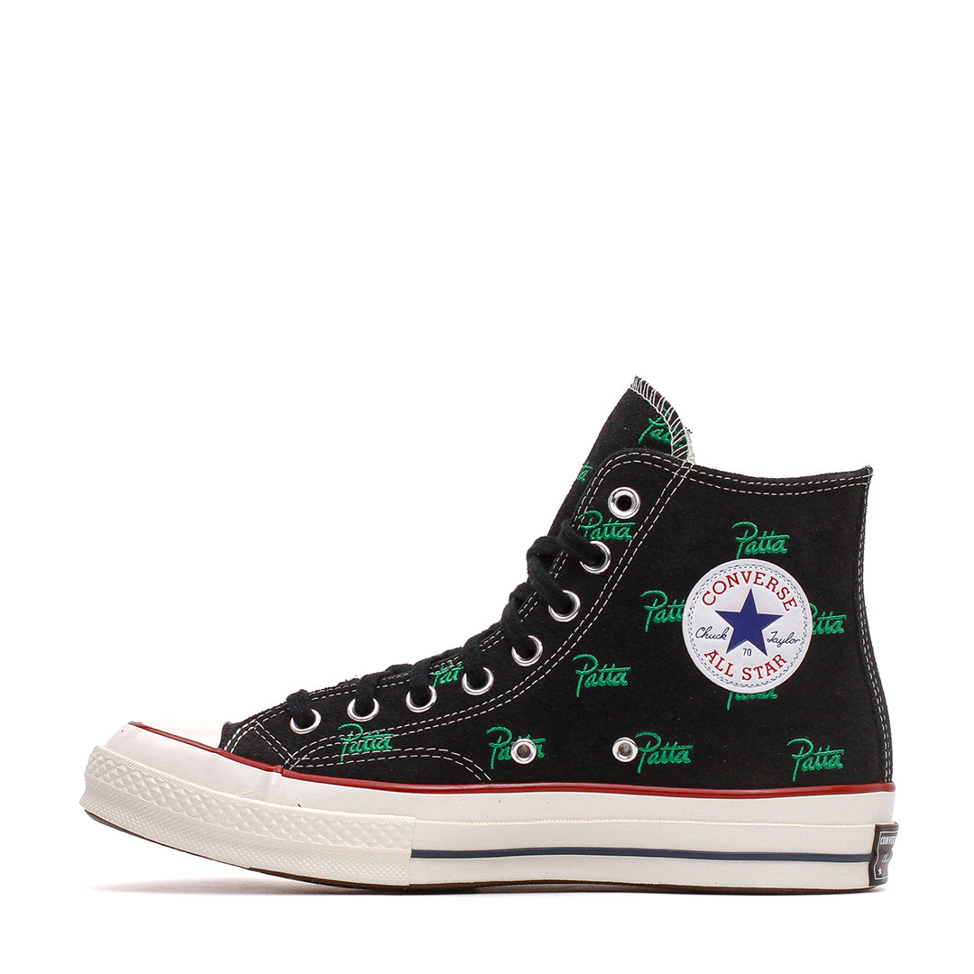 Converse x Patta Men Chuck 70 Black Green A13857C-001 Secondary image