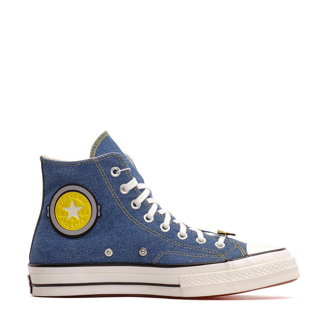 Converse x Minions Men Chuck 70 Hi Blue Egret Black A21402C-400