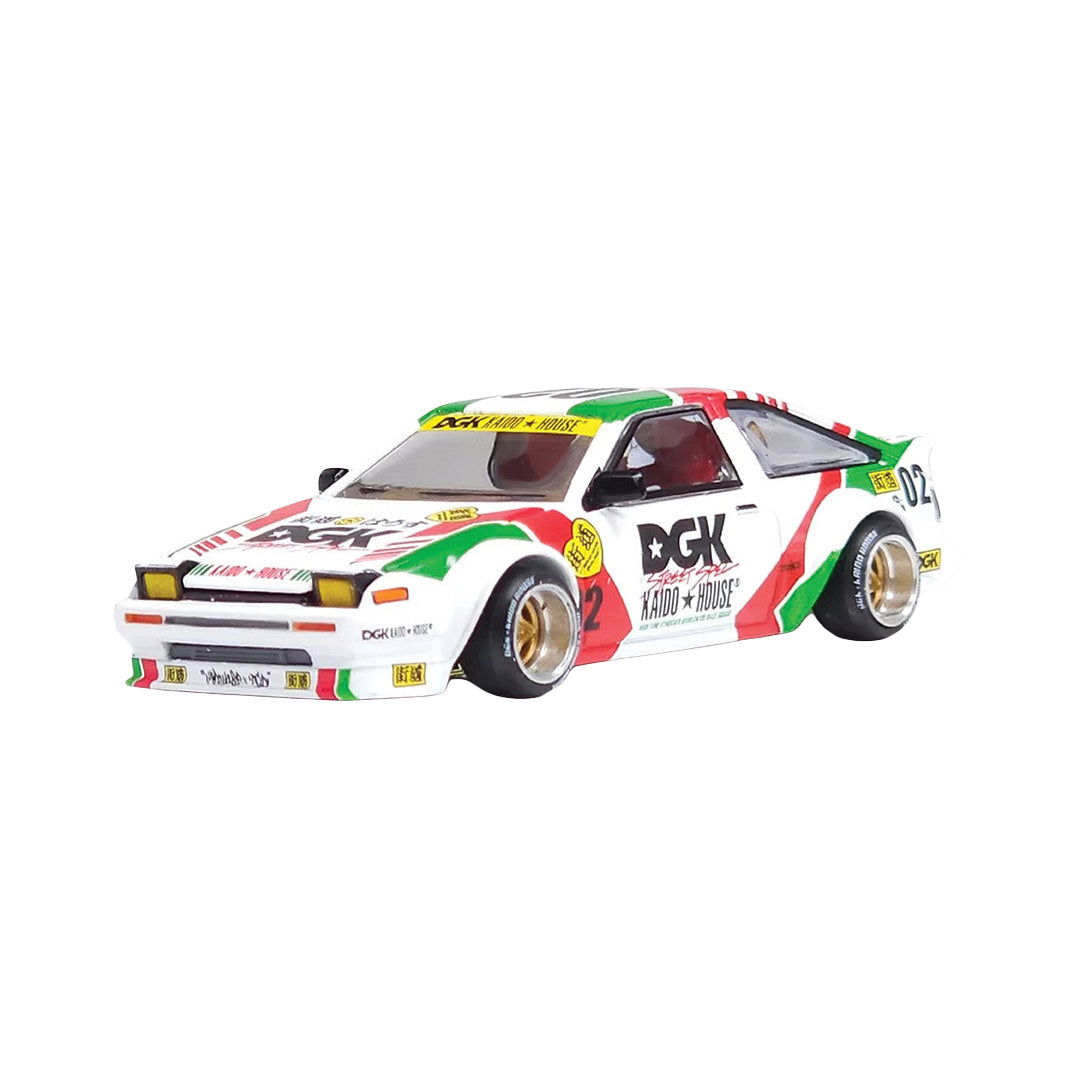 DGK x Kaido House Toyota AE86 Raceway Diecast Model Car Main image